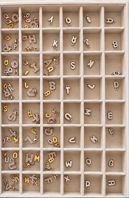 Charms Letras - Stainless Steel