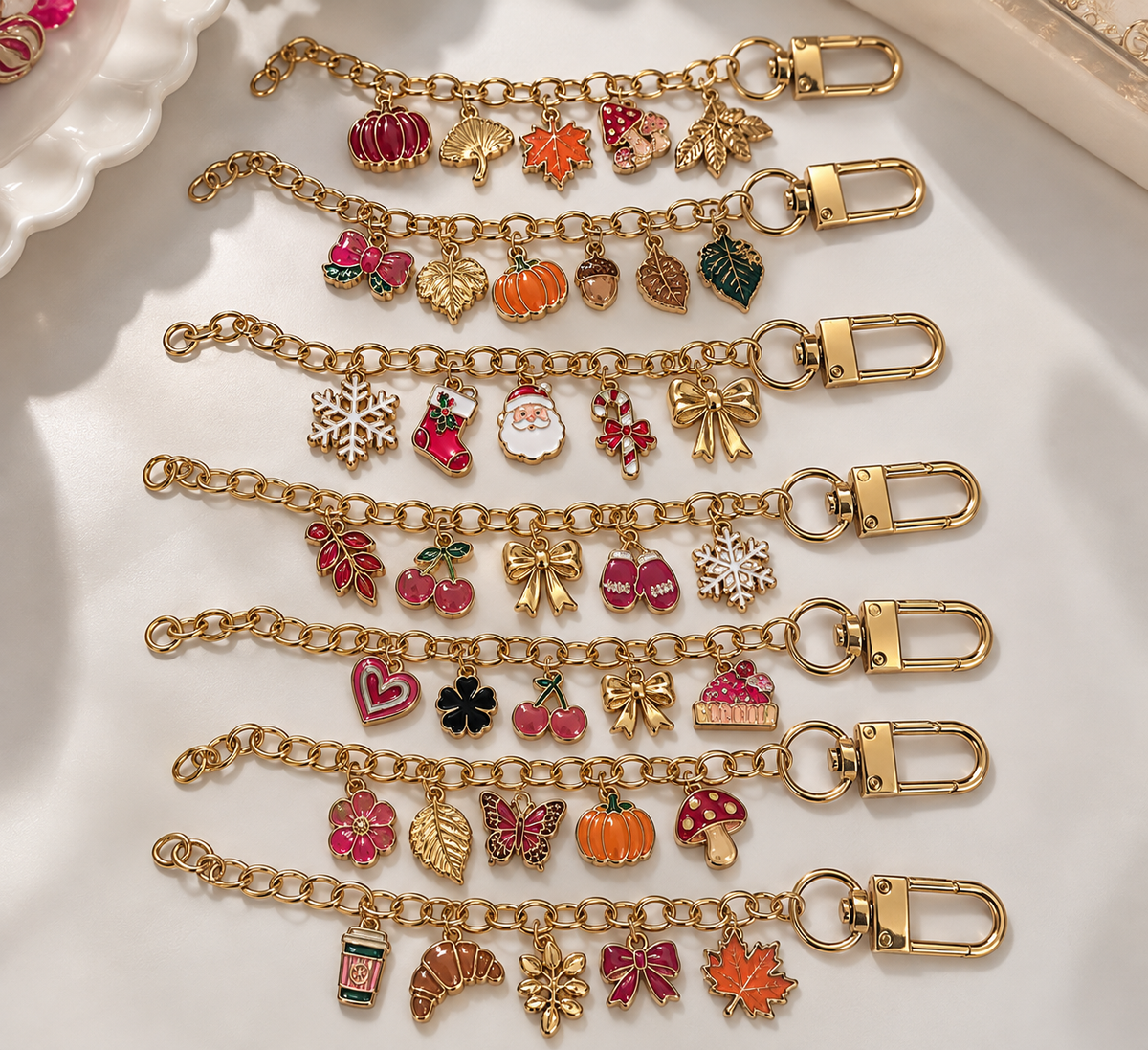 Llaveros + 3 charms